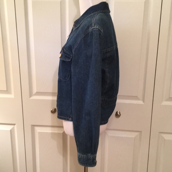 The Limited zip up Jean jacket size S - Picture 3 of 7